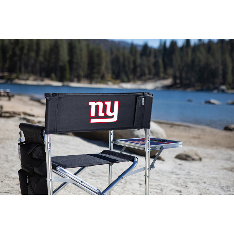 Folding Director Chair, New York Giants, Black