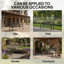 Banc de jardin en acier inoxydable Alvah
