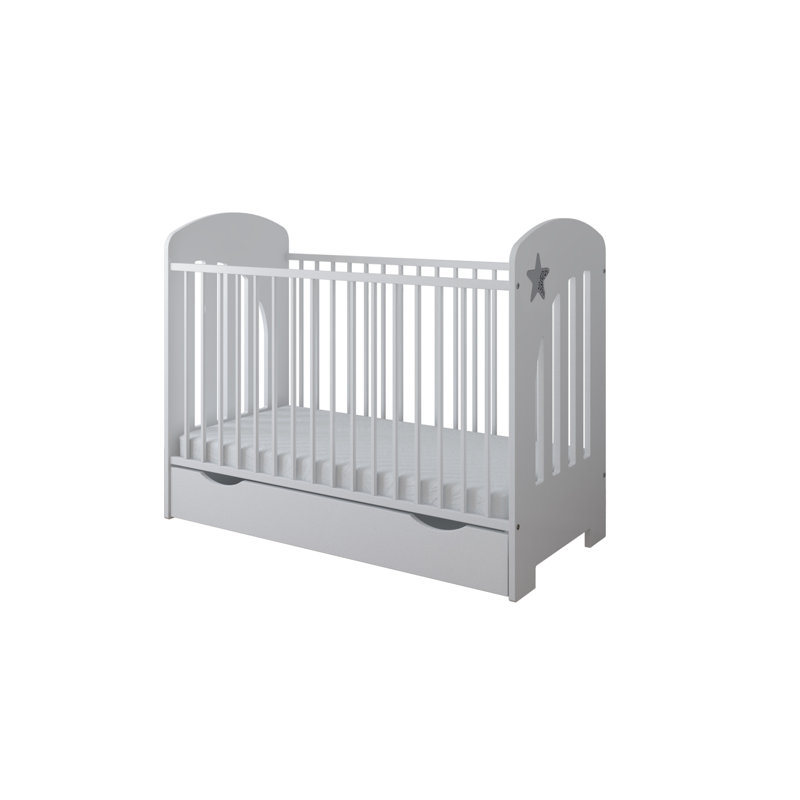 Epperson Cot Bed, Yes, White/Grey