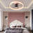 Ceiling Fans With Lights Dimmable LED Embedded Installation Of Thin Modern Ceiling Fans