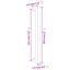 Metro Lane Cabinet Handles 10 Pcs Silver 192 Mm Stainless Steel-1206590048-1206590050