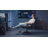 Reclining Ergonomic Fabric PC & Racing Game Chair with Vibration Lumbar Pillow-829223569