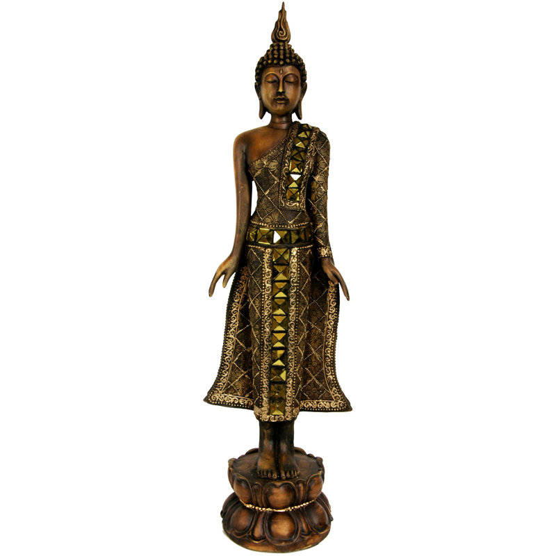 Standing Thai Buddha Figurine