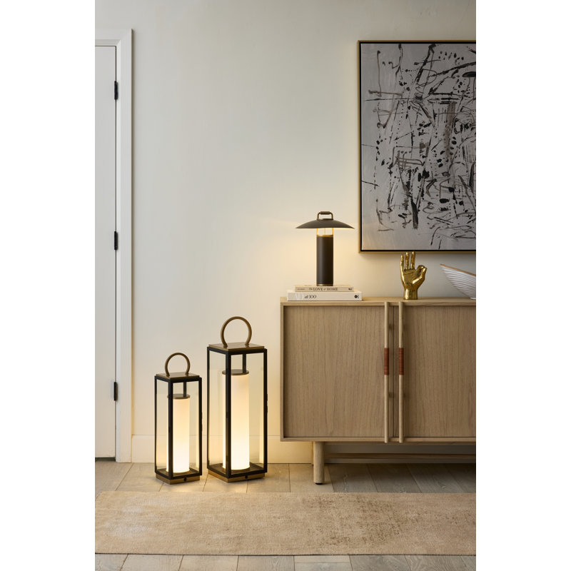 GARETH Rechargeable Table Lamp, 22.5" H x 6.25" W x 6.25" D
