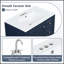 Meuble-lavabo autoportant de 30 pouces avec lavabo en céramique ultrabrillant, porte à fermeture en douceur et grand espace de rangement-2064849051