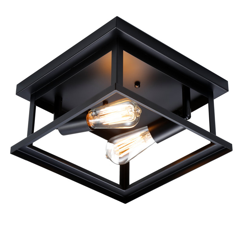 Dimmable Square Flush Mount