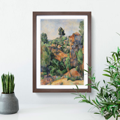 Bibemus Quarry by Paul Cezanne - Picture Frame Painting