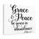 Trinx Grace and Peace Peter 1:2 Christian Wall Art Bible Verse Print