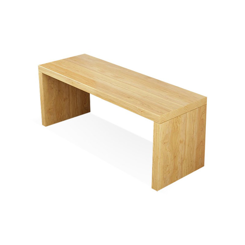 Bureaux rectangulaires en bois massif Burlywood, H 29,53 po x l 62,99 po x P 23,62 po