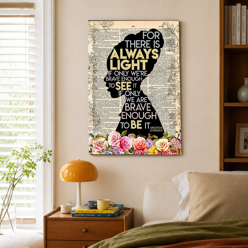 Amanda Gorman, The Mountain We Climb Poetry, affiche, 24x36inch