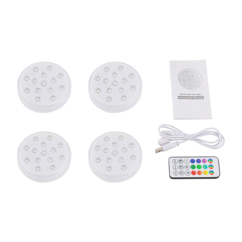 Pool Lights Submersible LED Pool Light Pool RGBW LED Light With Remote Control