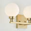 Ruthie 3 Light Frosted Dimmable Vanity Light-468293170