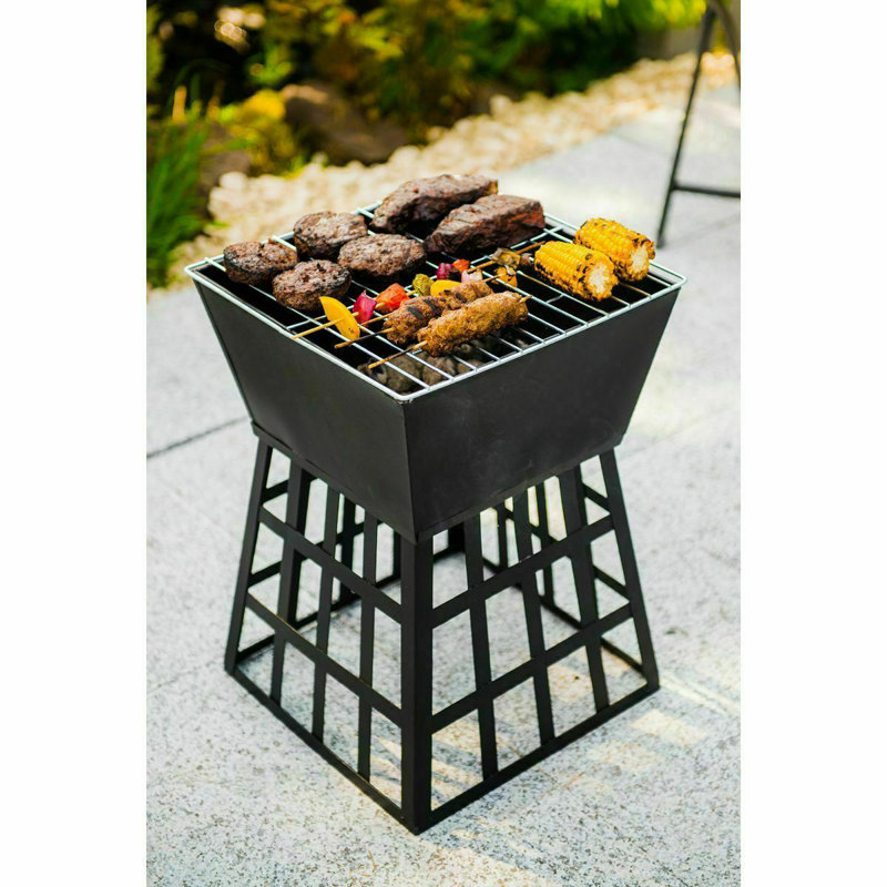 Square Steel Smokeless Fire Pit