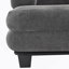 Chaise longue rembourrée avec accoudoirs pour le salon, la chambre à coucher