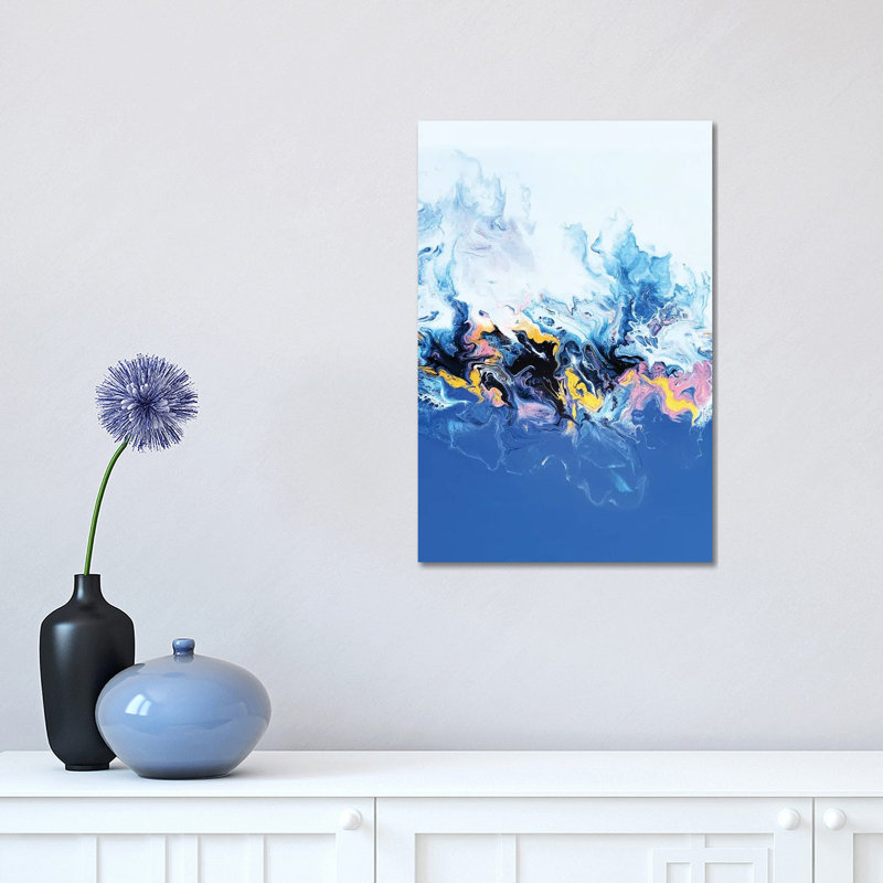 Periwinkle Rainbow 1 Piece Wall Art on Canvas, 30.48 cm H x 45.72 cm W, Wrapped Canvas