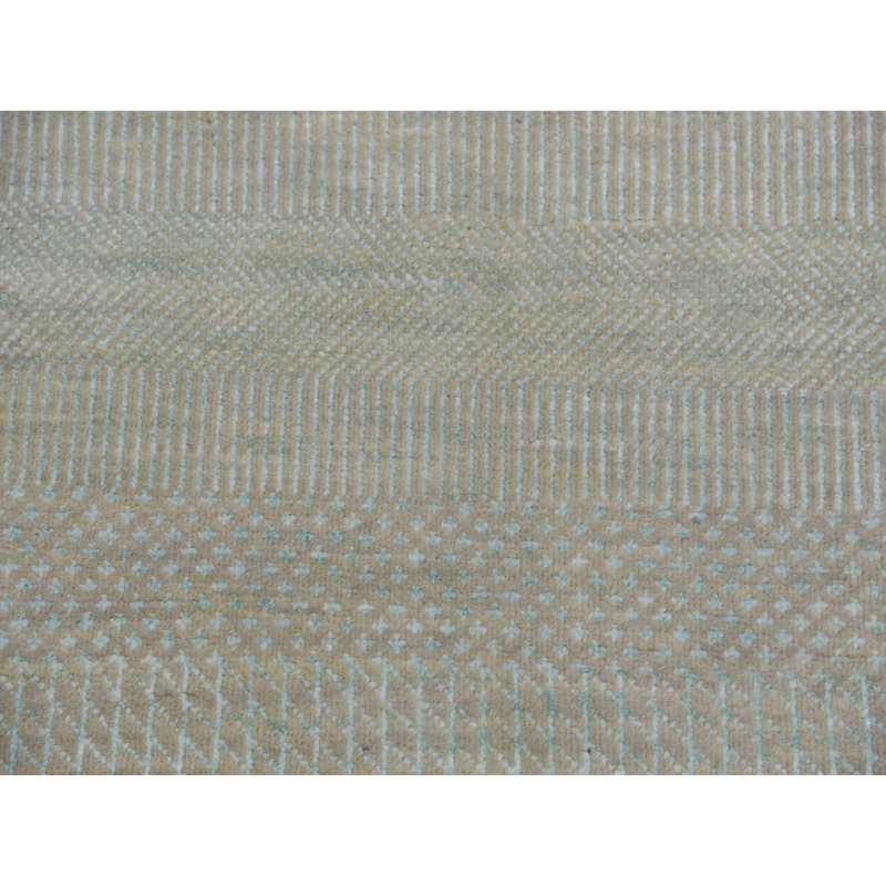 Tapis oriental beige en laine noué à la main 8 pi 1 po x 10 pi 3 po 94B4FD062196415A94B7B439946BFE1C