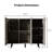 Storage Cabinet With Three Doors, Sideboard Buffet Storage With Adjustable Shelf, Coffee Bar Cabinet-1879323557-1910621296