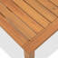 Table basse d'extérieur en bois massif
