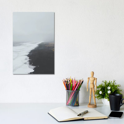 Sand Beach, Iceland by Luke Anthony Gramme - Wrapped Canvas Print