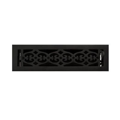 Old Victorian Cast Iron Floor Register - Powder Coat