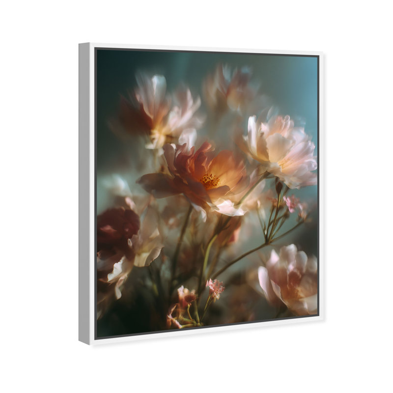 Mystic Meadow Print by Oliver Gal, 31"H x 37"W, White Floater Frame