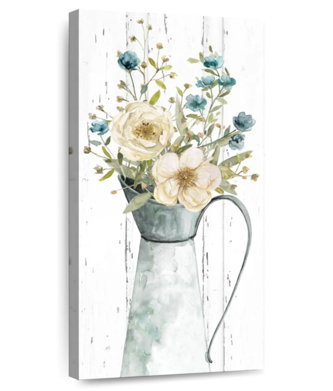Bouquet de fleurs de ferme II, H 24 po x l 12 po