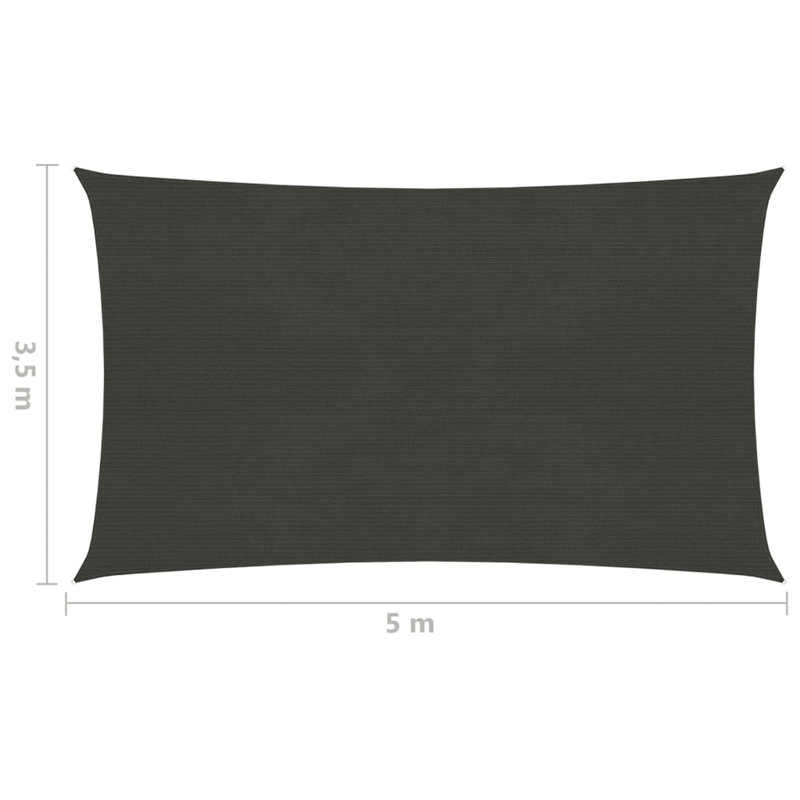 Atsabe Shade Sail, 5m W x 3.5m L, Beige