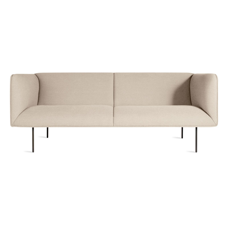 Dandy Upholstered Sofa, 32" H x 86" W x 37" D, Oatmeal Polyester Blend