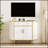Luxury Fluted Curved Sideboard Buffet Storage Cabinet With 2 Drawers And Doors For Living Room, Entryway, Hallway, &