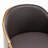 Mahtab Modern Set Of 2 Swivel Bar Stools With PU Upholstery And Wood Legs-963480641-954809504