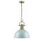 Luminaire suspendu en forme de dôme 1 lumière Alethia-70994125-70994123