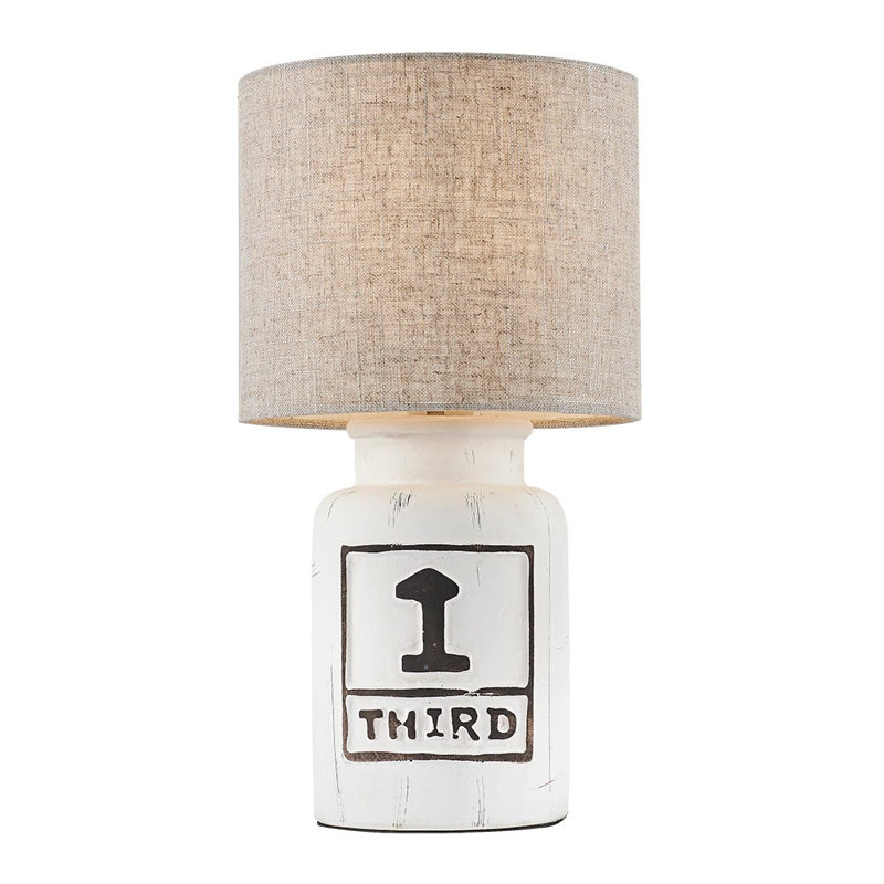 Lampe de table en porcelaine Glassell