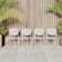 Square 6 - Person 71" Long Dining Table