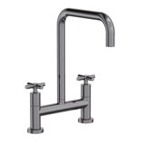 East Square Kitchen Bridge Faucet