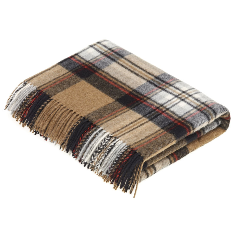 Tartan Hand Woven Throw Blanket