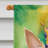 Double Sided 40'' H x 28'' W Polyester Mardi Gras House Flag