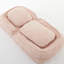 Lit confortable pour chien, 5 positions réglables, chaise peu encombrante rose, structure en métal