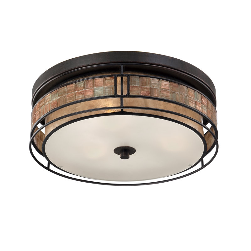 Plafonnier encastré 2 lumières, l 16 po x P 16 po