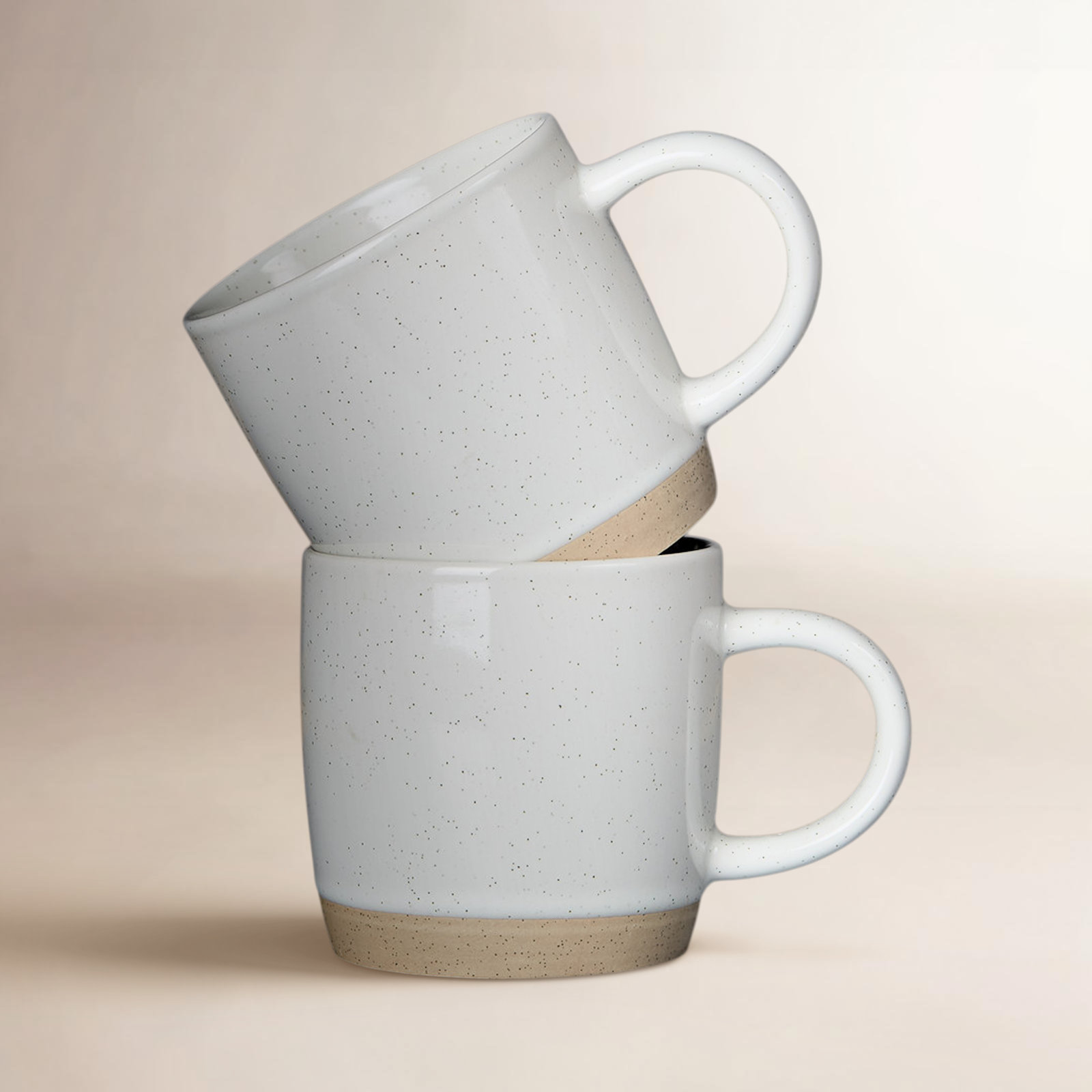 Daytona Stoneware Coffee Mug, White