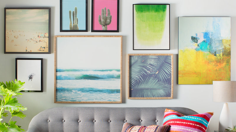 Wall Art Buying Guide Row - Hang a Picture Perfectly
