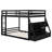 Full Over Full Bunk Bed With Lighted Bookcase, Storage Drawers And Power Outlets-1696741431