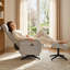 52 cm Wide Fabric Swivel Recliner