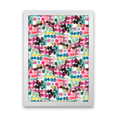 Ink Bleeding Dots Pink - Print