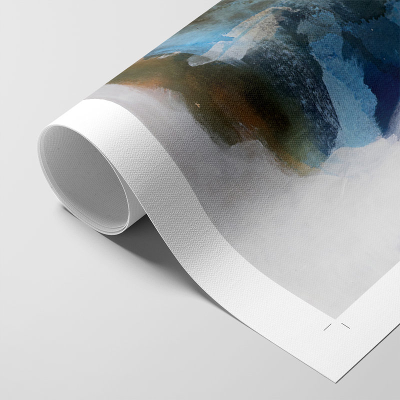 Bleu brumeux II - Impression sur toile seulement - NON-CADRE, H 36 po x l 24 po