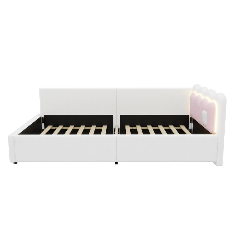Bed, Beige