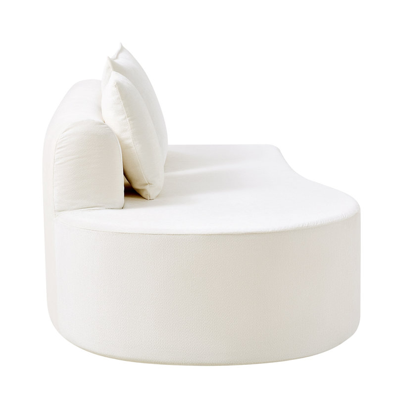 Canapé modulaire incurvé moderne 138,6 po - Mousse haute densité, orienté vers la gauche / droite, entièrement assemblé