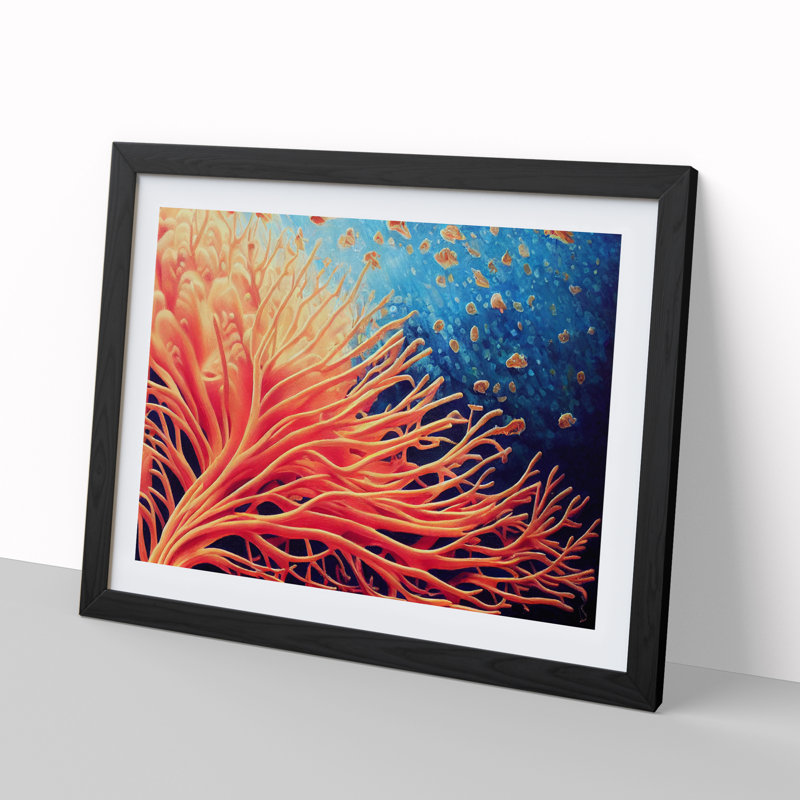 Coral Reef Vol.2 - Framed Print, Black Framed, 46cm H x 64cm W x 2cm D