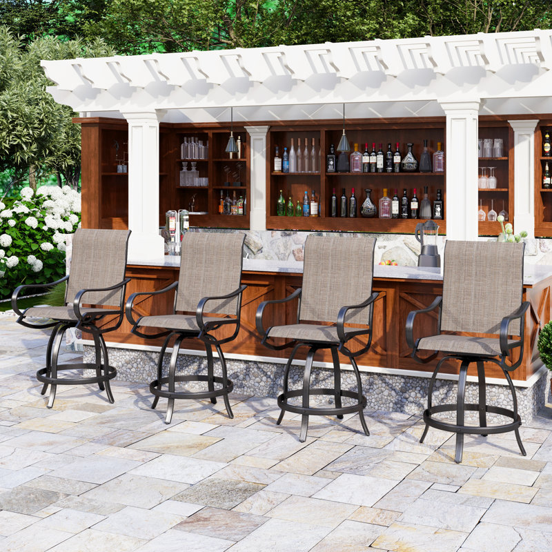 Alyne 27" Patio Bar Stools