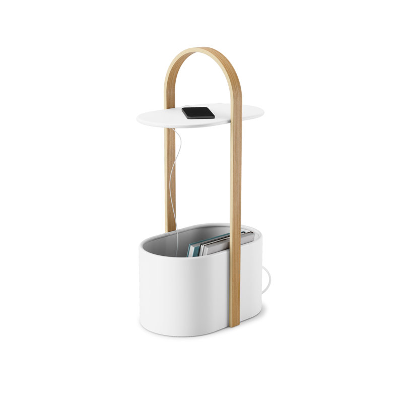 Umbra Bellwood Storage Table, White