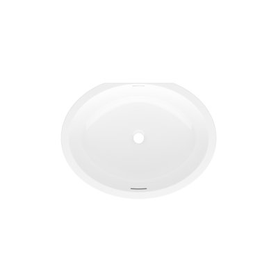 Kaali 21" x 18" Undermount Oval Lavatory Sink